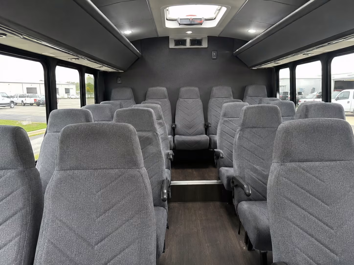15 passenger minibus interior