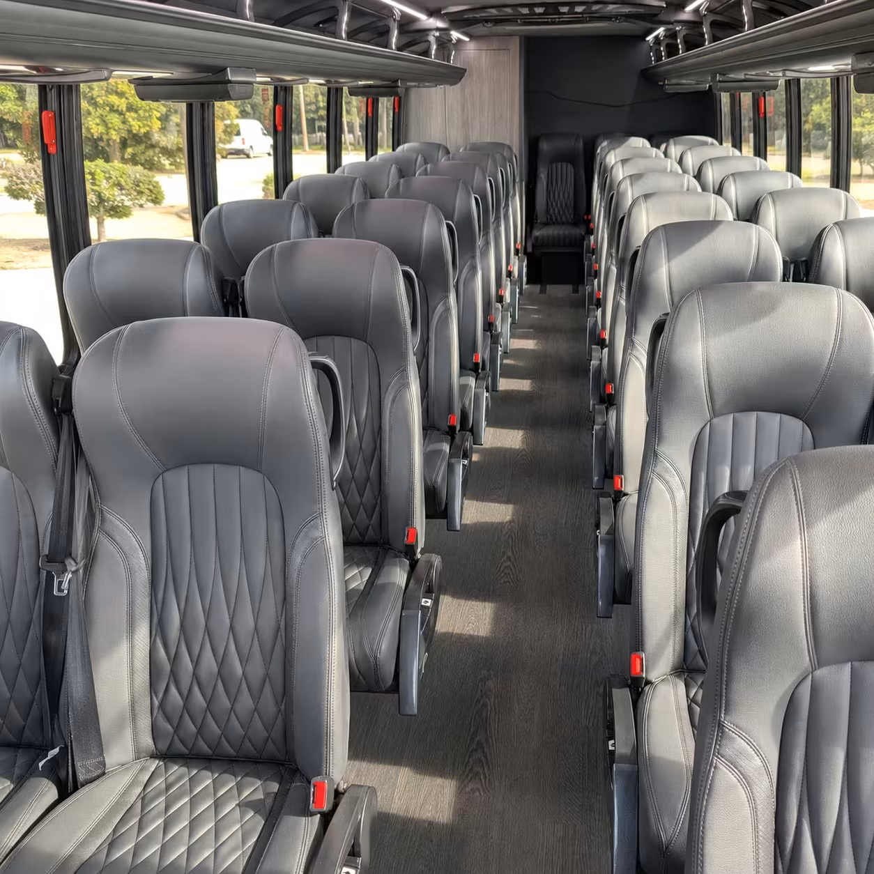 28 passenger minibus inside