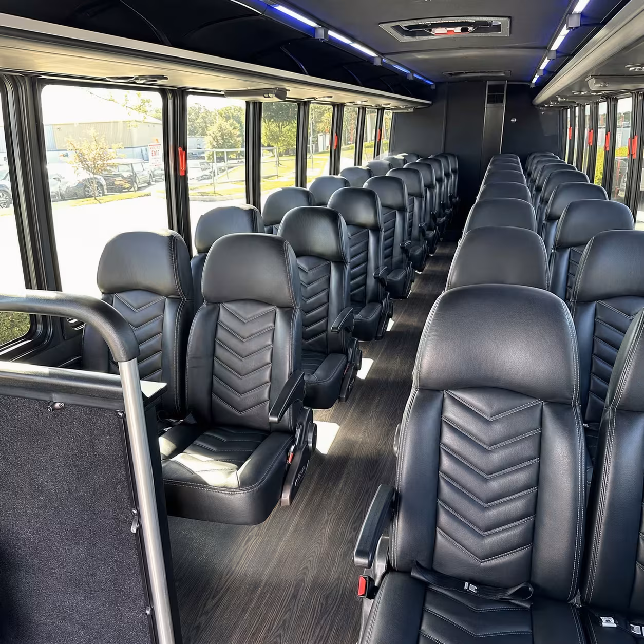 35 passenger minibus inside