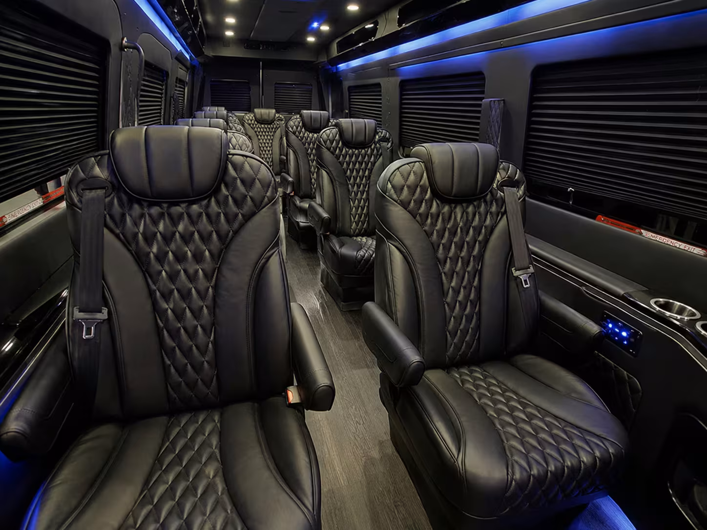 sprinter van with driver interior